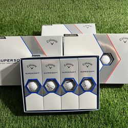 4 Dozen New Callaway Supersoft Golf Balls 