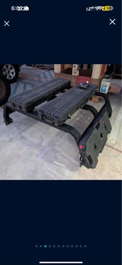 Truck Bed Rack with Hard Cases