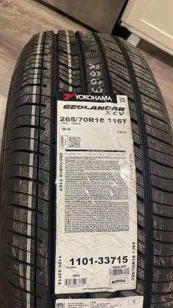 Brand New Tire Yokohama 265/70R18 116T
