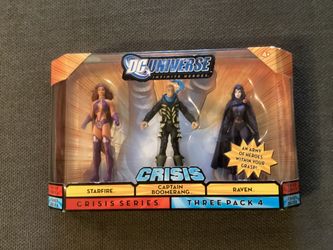 Dc Universe Crisis Series STARFIRE / CAPTAIN BOOMERANG / RAVEN