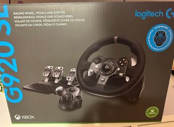 Xbox steering wheel and shifter