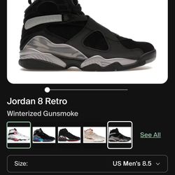 Jordan 8 Retro Winterized Gunsmoke
