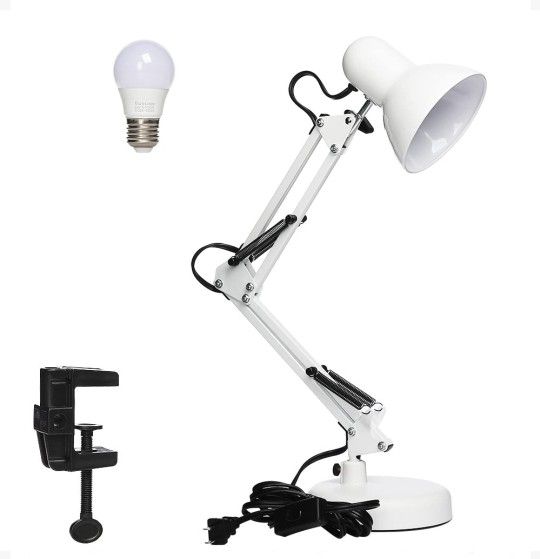 White Desk Lamp (2 Available)