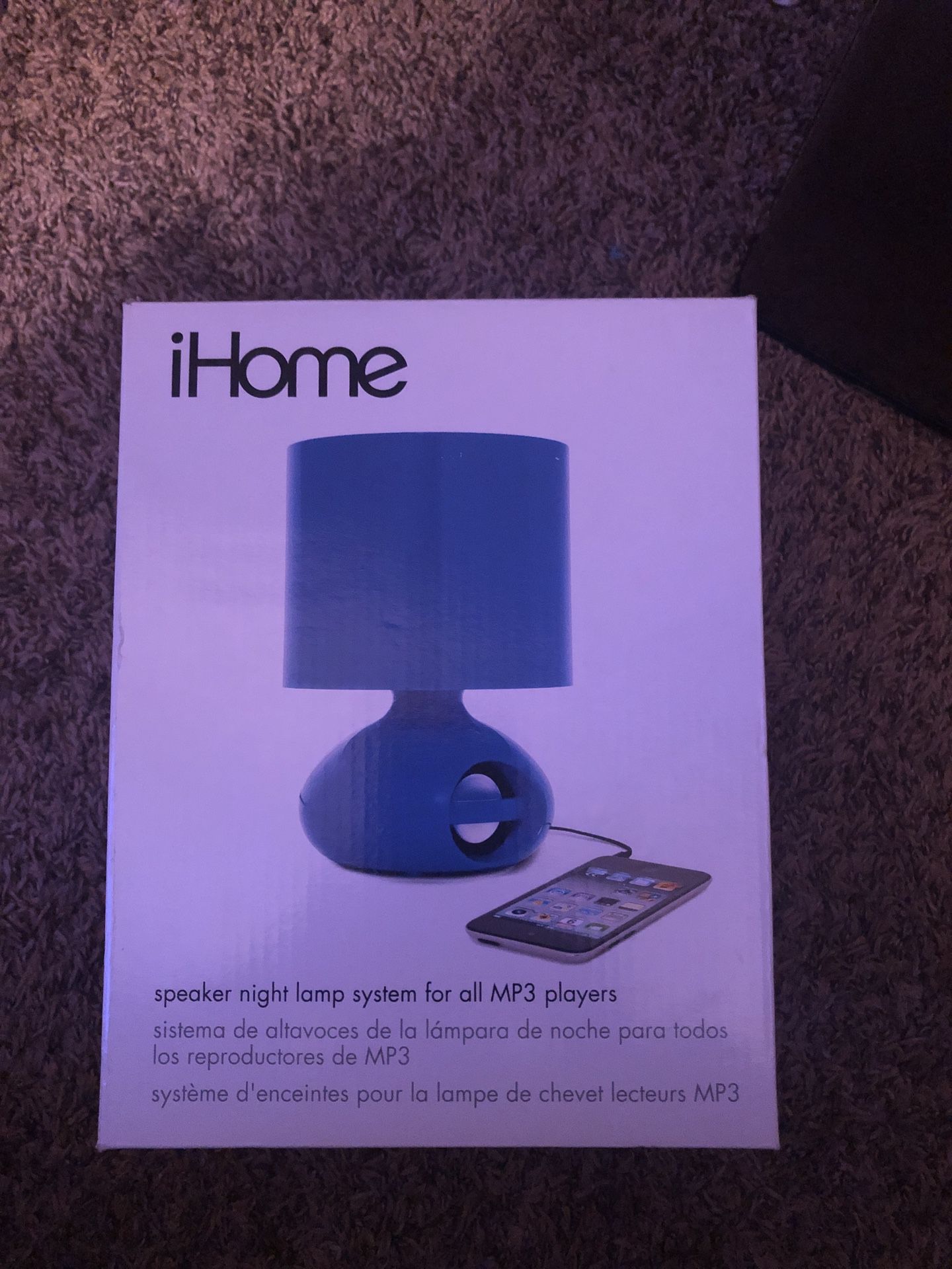 iHome Speaker Night Lamp System NIB