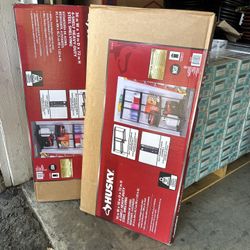 Husky 4-Shelf Metal Heavy-Duty Adjustable Garage Storage Shelving Unit in Black