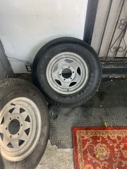 Trailer tires six lug Goodyear new