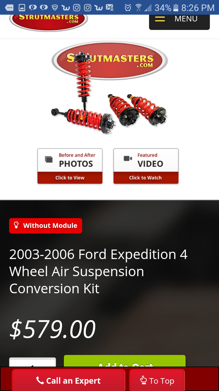For sale Conversion kit ford Expedition 2003 to 2006