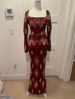Sparkly Body Con Prom Dress
