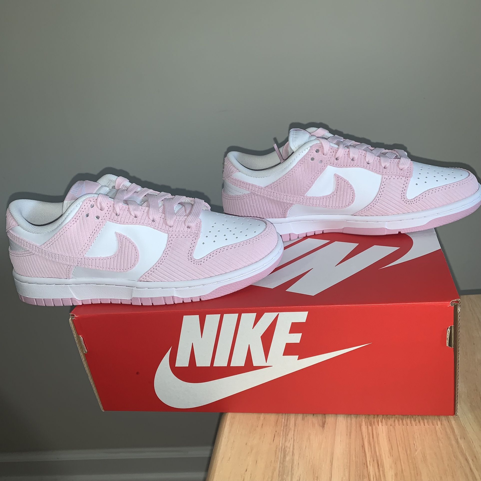 Nike Dunk Low Pink Corduroy W Shoes Women’s size 8,New Products : American Fashion Style Bags On Sale