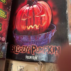 Bloody Pumpkin Fountain 