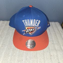 Mitchell and Ness OKC Thunder Baseball Cap