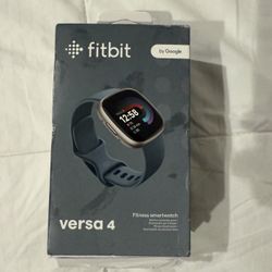 - [ ] Fitbit Versa 4 Smartwatch – Platinum & Waterfall Blue | Brand New Sealed