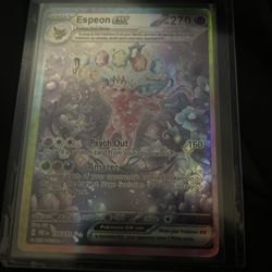 Espeon Ex #155 Pokemon Prismatic Evolutions 