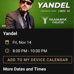 Yandel Tickets Tonight Yaamava