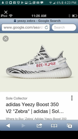 I need a 10.5 zebras yeezys TO BUY