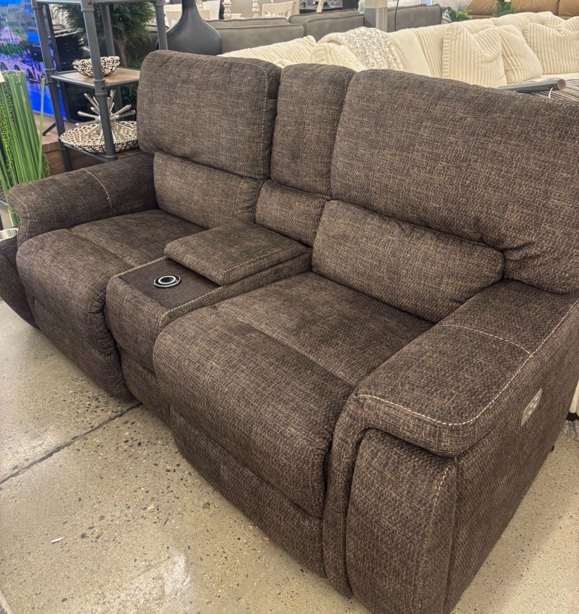 Loveseat Sofa Recliner With Charger
