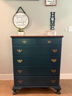 ✨refurbished antique solid wood dresser✨