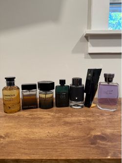 Men's Cologne Lot - Dolce & Gabbana / YSL / Gucci / Montblanc / Carolina Herrera