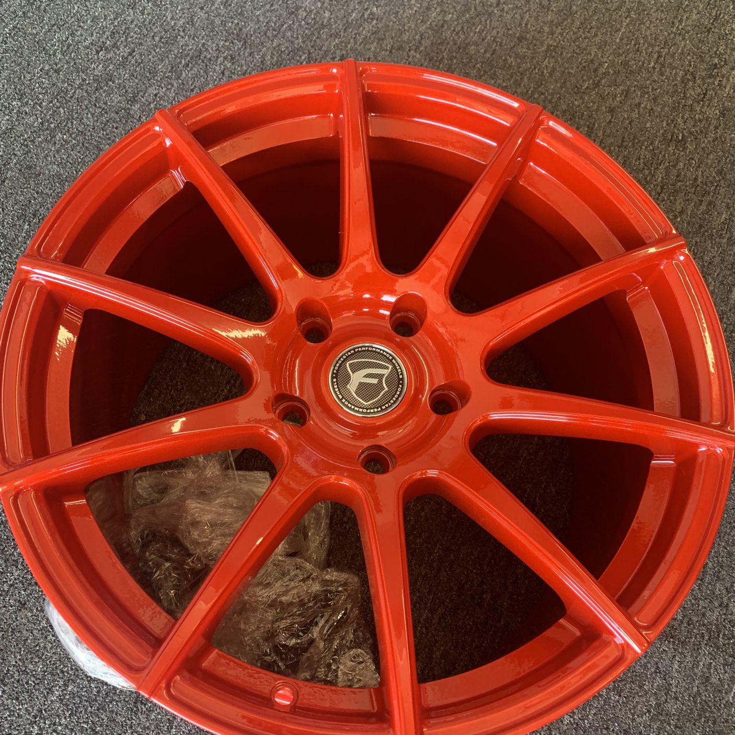 Forgestar CF10 RED wheels/ no tires