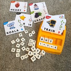 Matching Letter Game – Educational Spelling & Math Toy