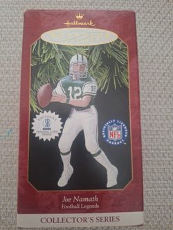 Vintage Hallmark Keepsake Joe Namath Football Legends Ornament