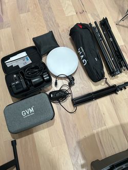 Lighting Equipment + Backdrop Stand