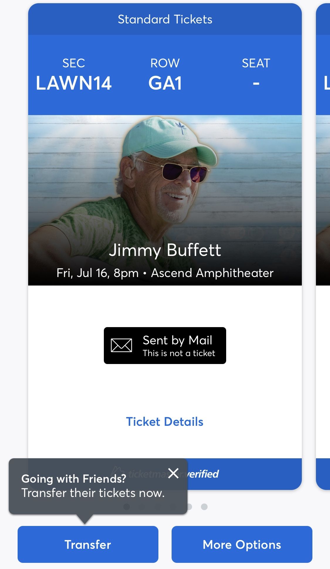 Jimmy Buffett tickets - Below Face Value