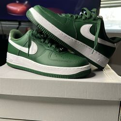 Celtic Green Air Force 1s Size 7.5 