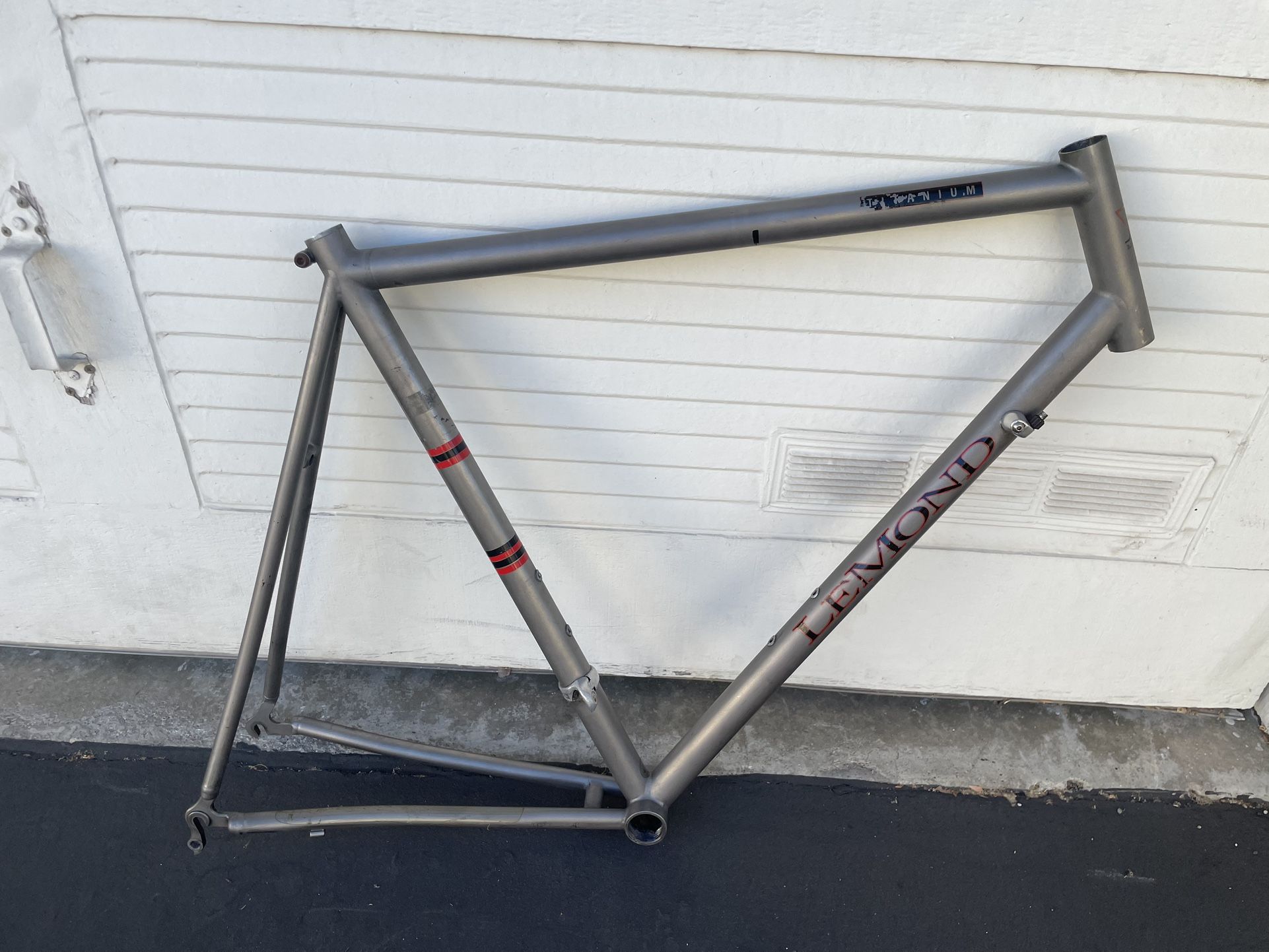 Greg Lemond Titanium Road Bike Frame 58cm Vintage 