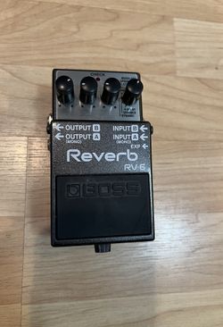 Boss Reverb RV-6 Digital Guitar Pedal Effects Unit