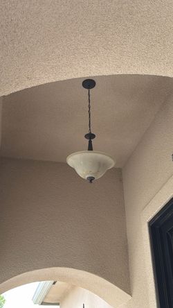 Pendant Ceiling Light with Glass Shade