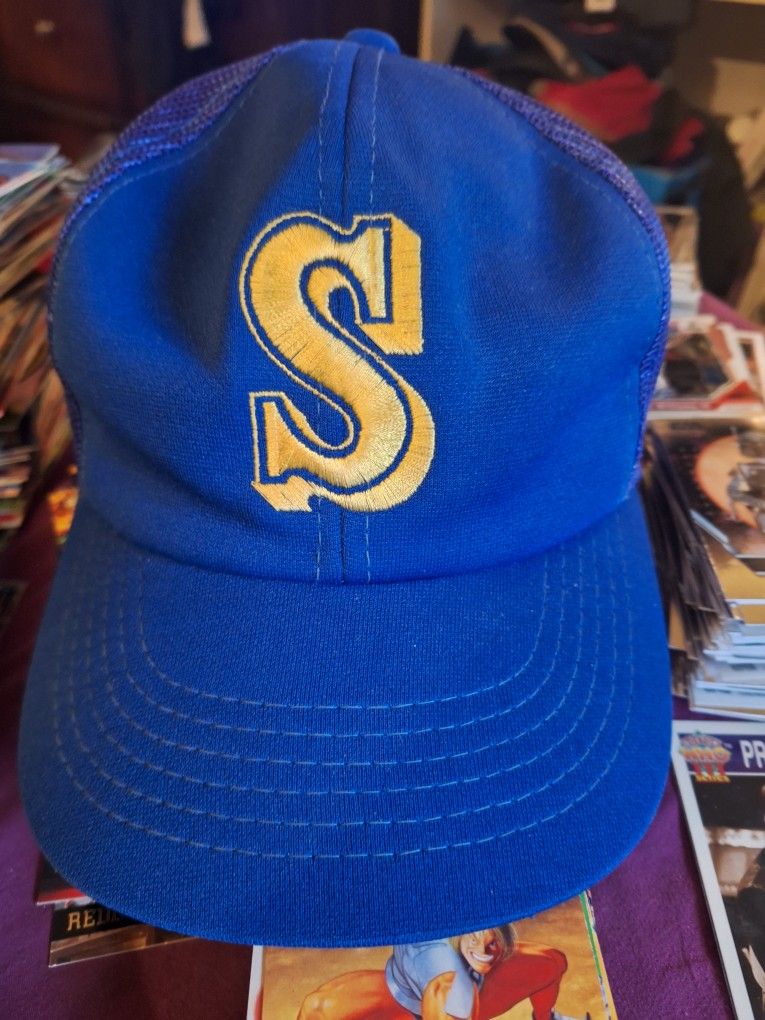Vintage 1980s-1990s Sports Specialties Seattle Mariners Snapback Baseball Hat