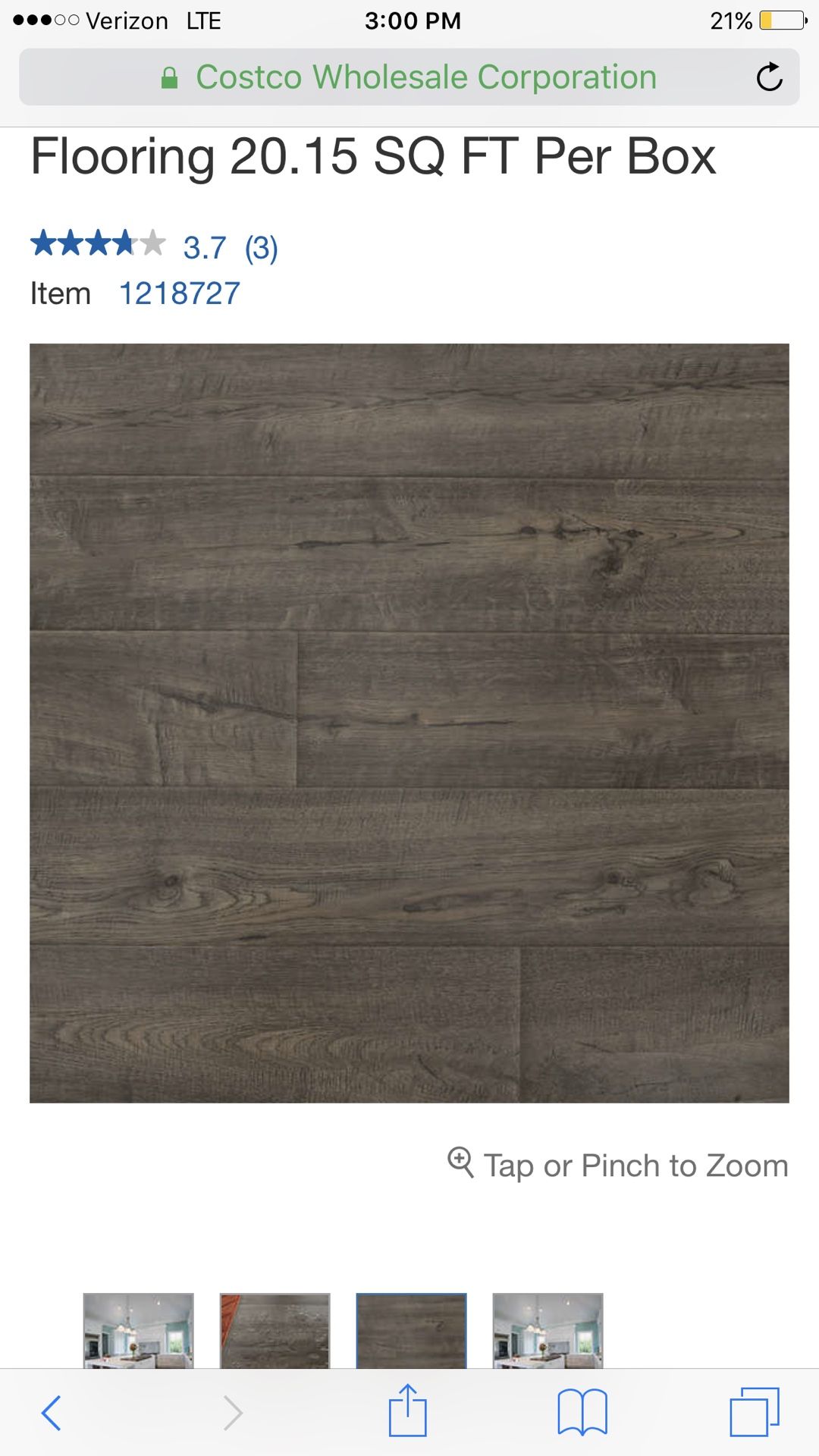 Costco Harmonics Harbor Scraped Oak laminate 4 boxes