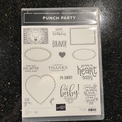 STAMPIN’ UP! Photopolymer Stamp Set: Punch Party