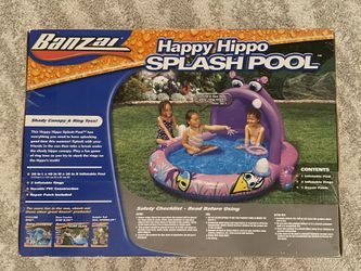 Banzai Happy Hippo Splash Pool