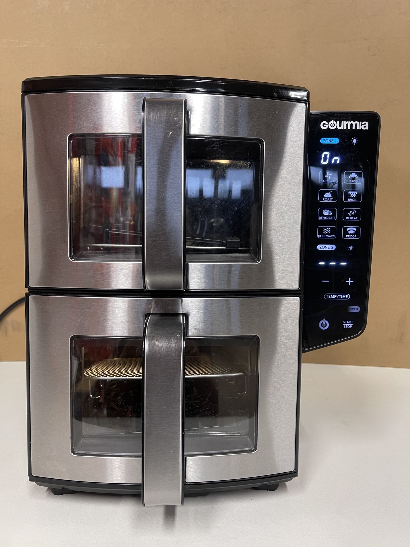 Gourmia 4-Dish Dual Basket Air Fryer