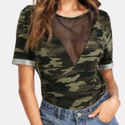 Camo Mesh Shirt 