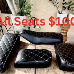 Mini Bike Larry Presents Custom Mini Bike Seats! (Priced To Sell Fast!)