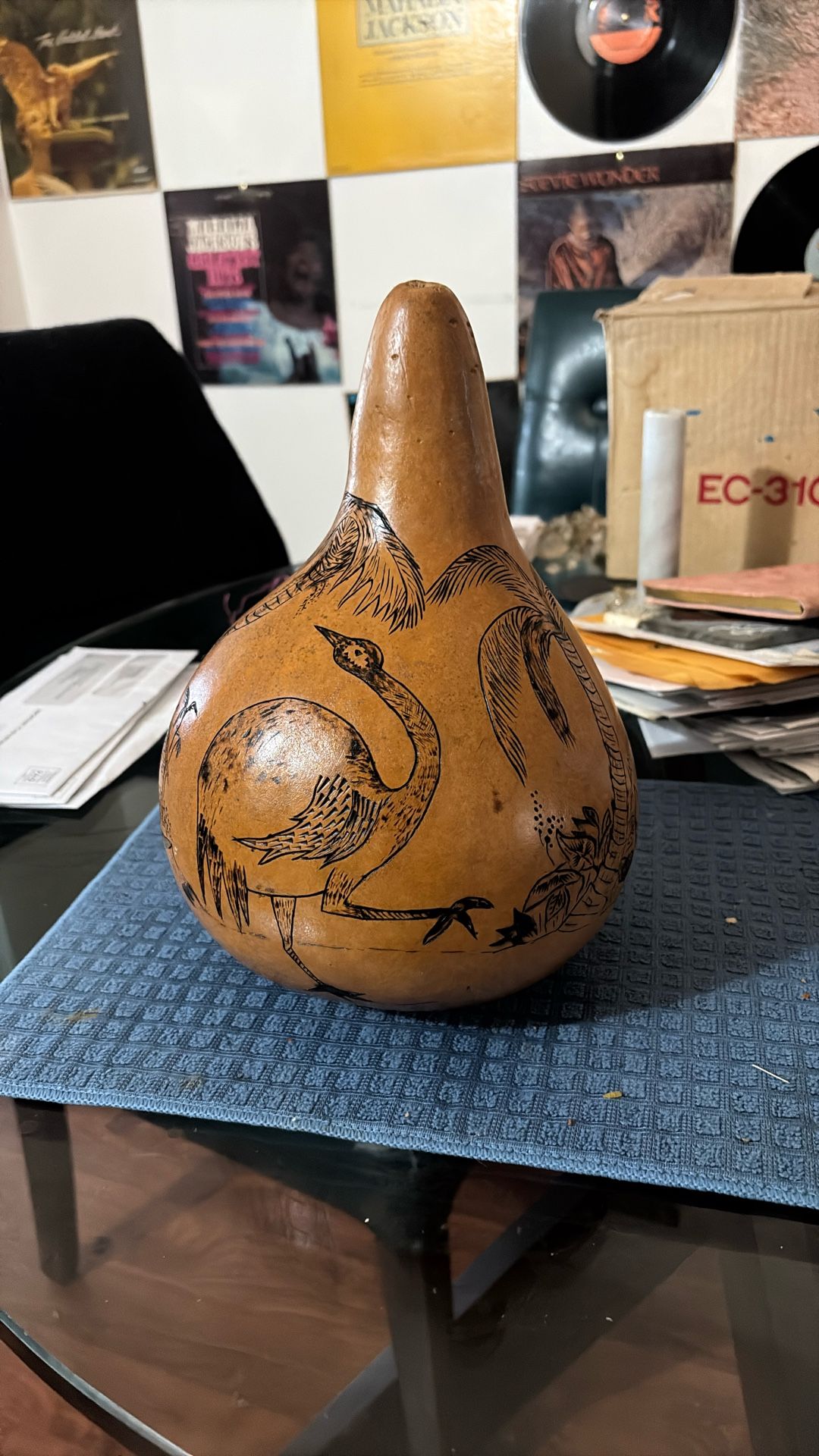 Hand Carved Shaker