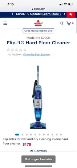 Wet dry vacuum cleaner for hard floors