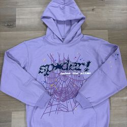 Sp5der Worldwide Purple Acai Hoodie
