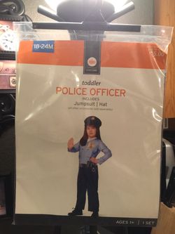 Police officer toddler costume