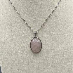 New, Beautiful Rose Quartz Crystal Necklace. Great Mother’s Day Gift.