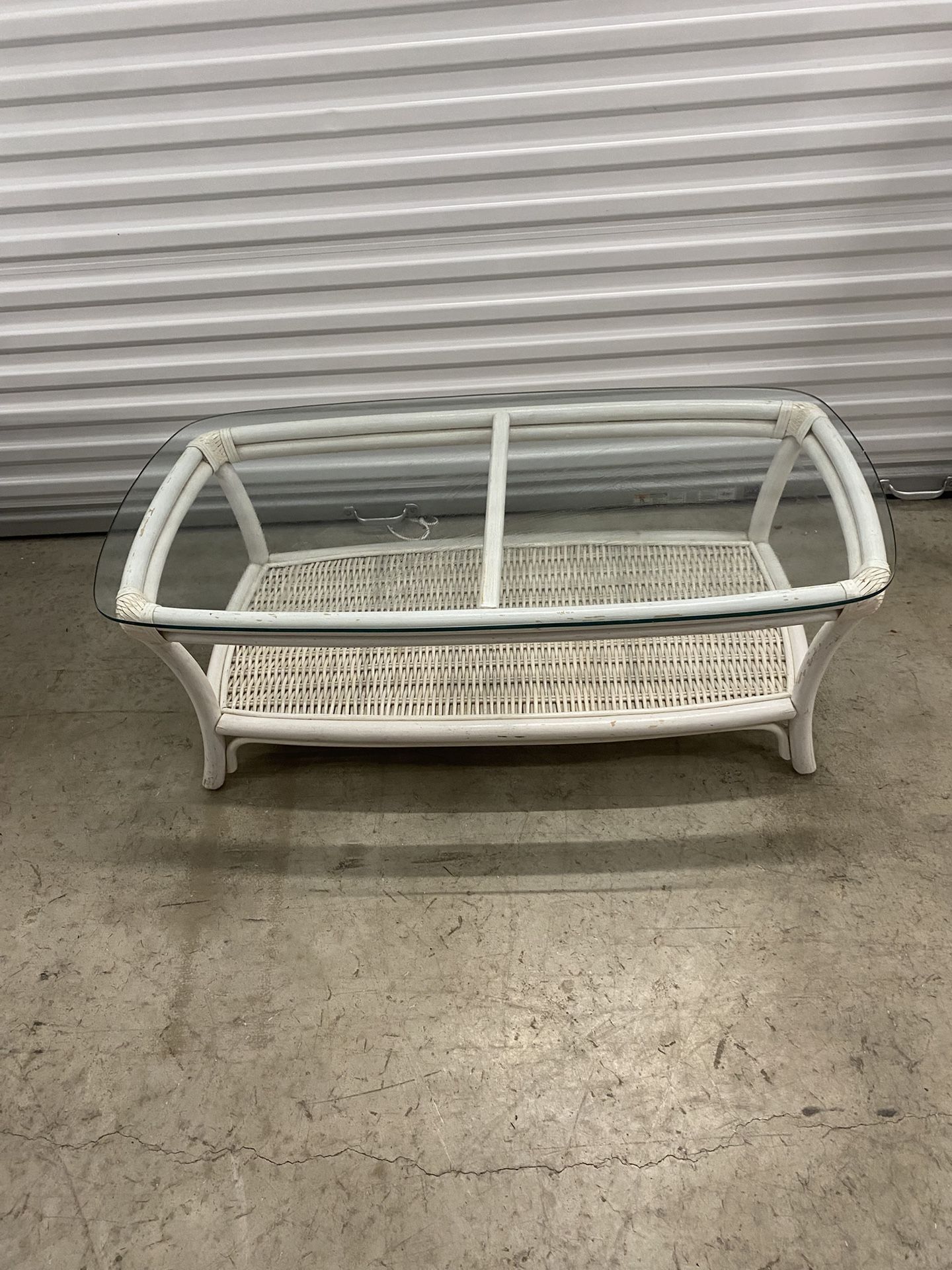 Rattan Style Coffee Table 