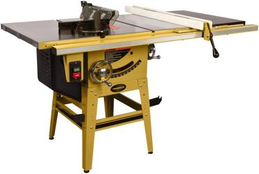 POWERMATIC 10" Contractor Table Saw w/ 30" Rip Accu-Fence System &amp; Rail Set, M/N 64B, Unused