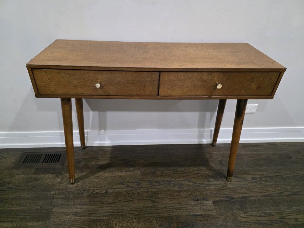 Vintage Style Console Table w/ 2 Storage Drawers