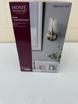Home Decorators Collection Ayelen 1-Light Wall Sconce