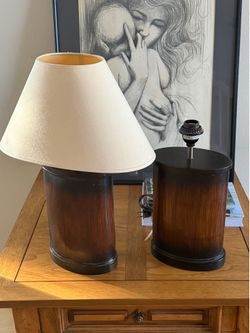 Pottery Barn Ceylon Bamboo Table Lamps – Pair