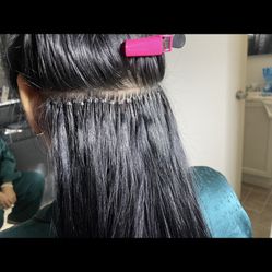 Itip And Tape In Hair Extension Install