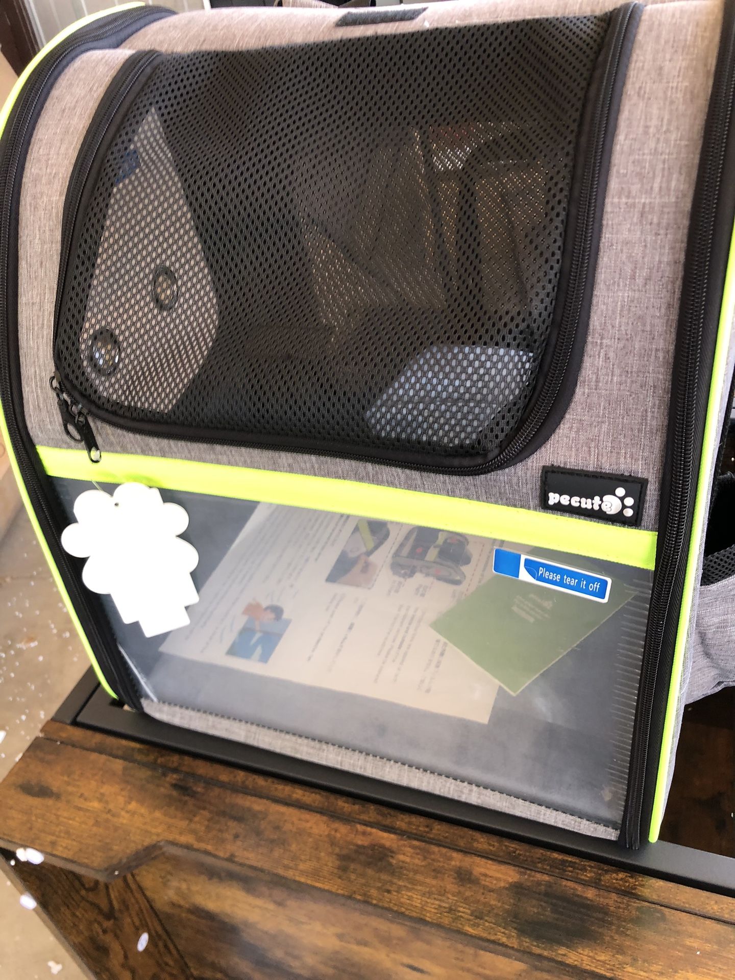 XL Pet Carrier Backpack, Expandable Cat Backpack with Breathable Mesh for Small Dogs